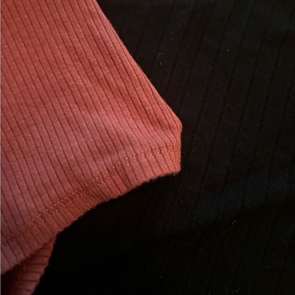 Black and Rusted red t-shirts (set of two). Girls Size Large - Picture 6 of 6